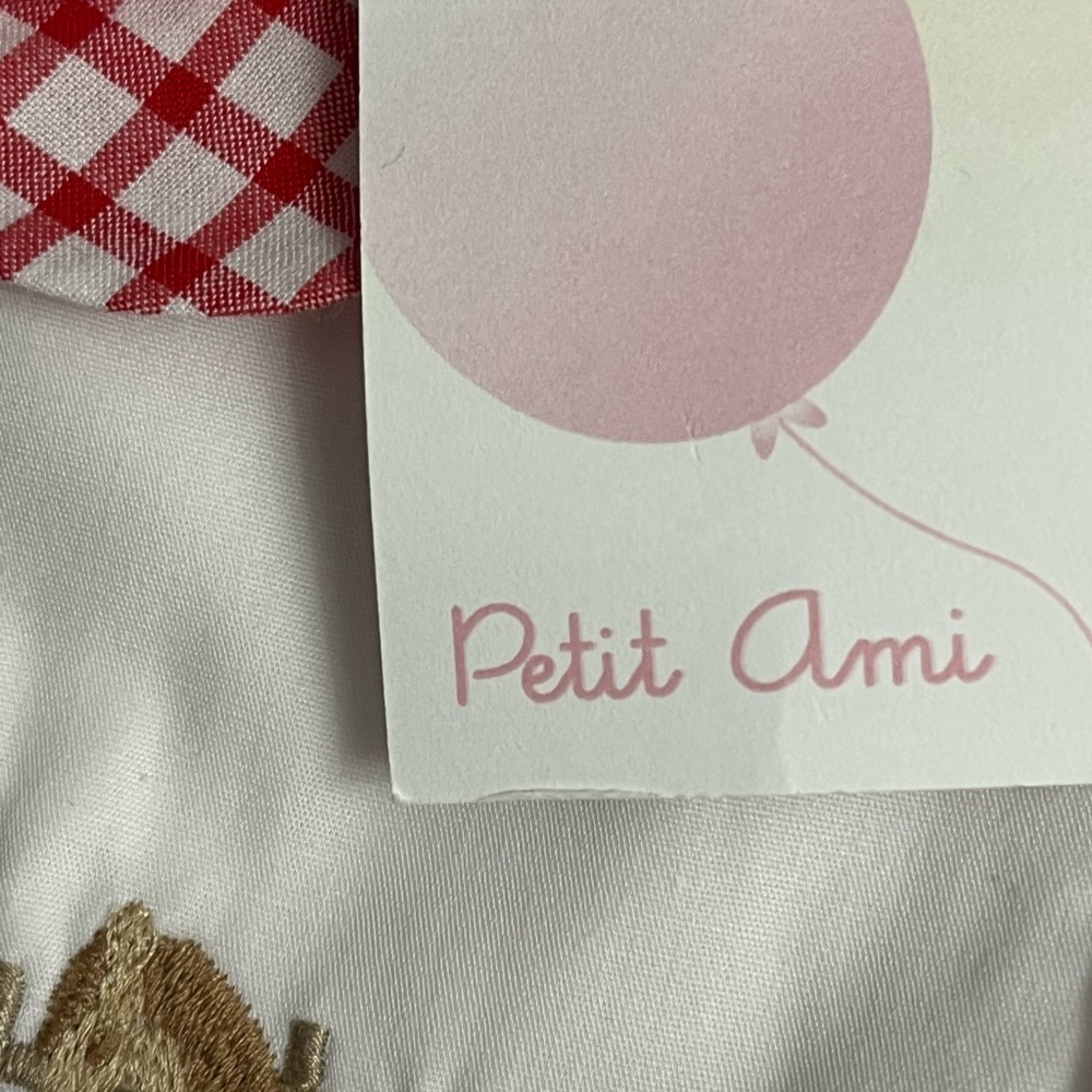 NEW Petit Ami Girl Farm Bloomer Set Red Gingham Farmhouse Size 6 months - Picture 5 of 11